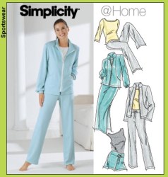 5867 ZIPPY JACKET,CASUAL BOTTOMS,KNIT TOP PATTERN 6-12,14-22